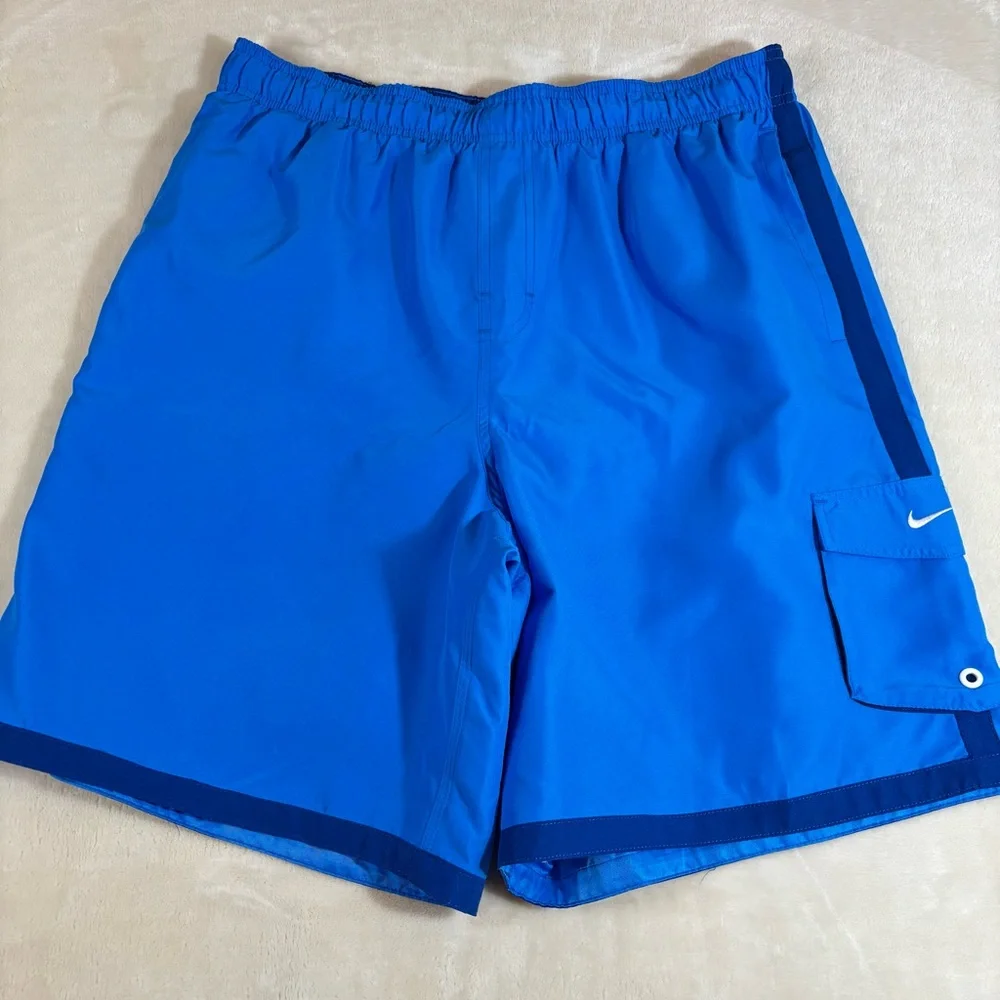 NIKE MEN’S BLUE SWIM TRUNKS BOARD SHORTS SIZE XL